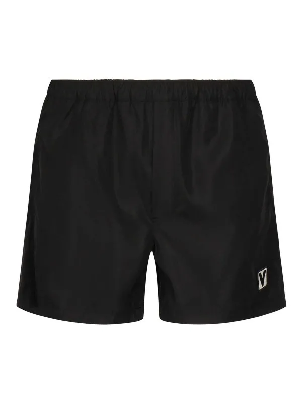 Valentino Garavani Maillot De Bain - Noir - Noir | 6V3UHA286FN0NO