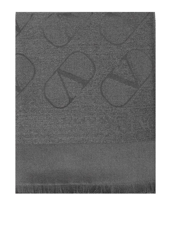 Valentino Garavani Écharpe - Gris - Gris - Femme | 5W2EB104PHXKUF