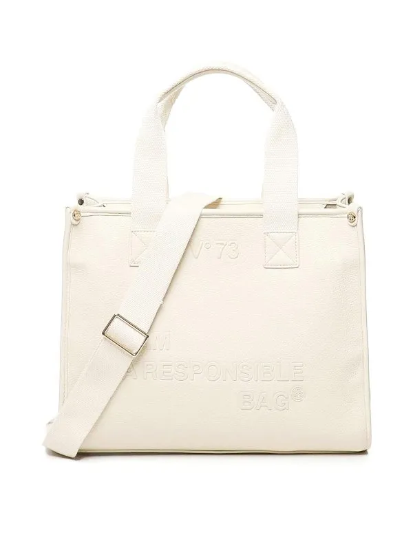 V°73 Sac Cabas - Blanc | 73BS8F302RESPONSIBILITYNOWOFFWHITE