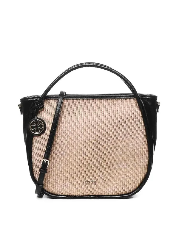 V°73 Sac Bandoulière - Noir | 73BS90001FLAMINIANATURALENERO