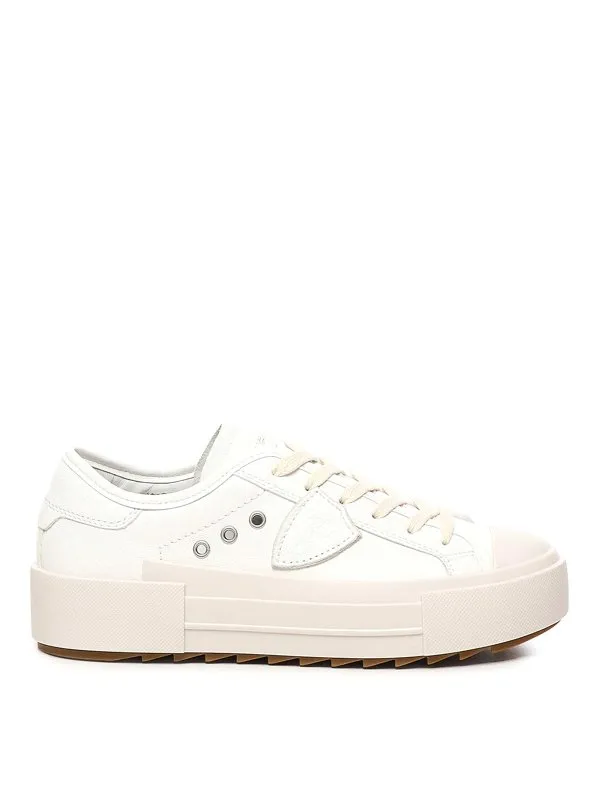 Philippe Model Baskets - Blanc - Blanc - Femme | PDLDW005