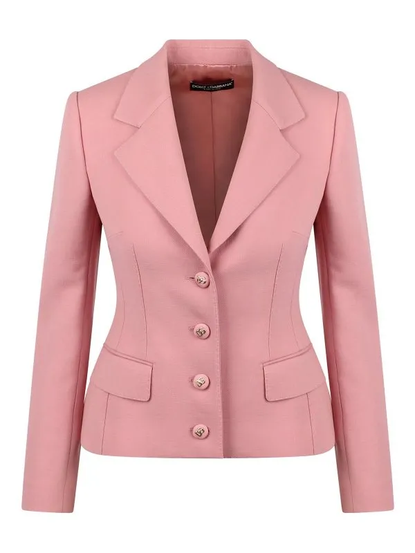 Dolce & Gabbana Blazer - Rose - Rose - Femme | F27DSTFU2L8F0473