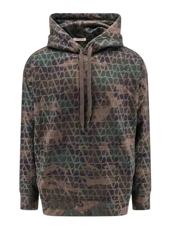 Valentino Sweat-Shirts - Vert - Vert - Homme | 5V3MF25EABAZCX