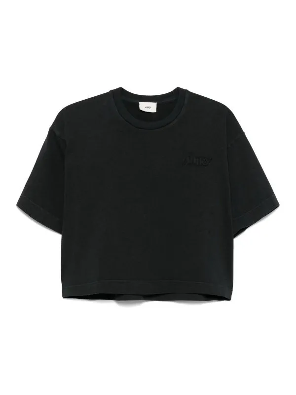 Autry T-Shirt - Noir - Noir - Femme | TSPW11OK | thebs.com