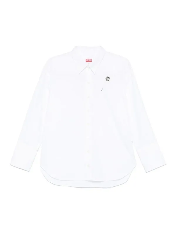 Kenzo Chemise - Blanc - Blanc - Femme | FF52CH2549LB01