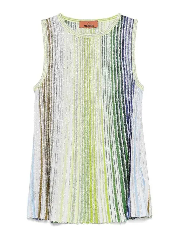 Missoni Top - Blanc - Blanc - Femme | DS25SK0UBK042DSM9N9