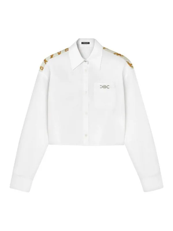 Versace Chemise - Beige - Beige - Femme | 10137651A138781W000