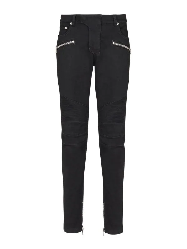Balmain Jean Bootcut - Noir - Noir - Homme | EH1MG115DF630PA
