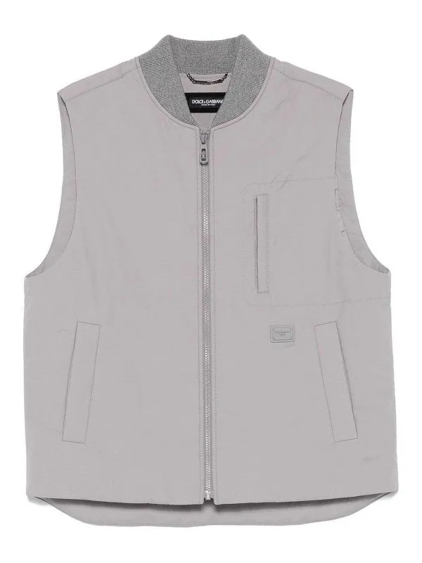 Dolce & Gabbana Gilet - Gris Clair - Gris Clair | G9BIWTFUS26N0040