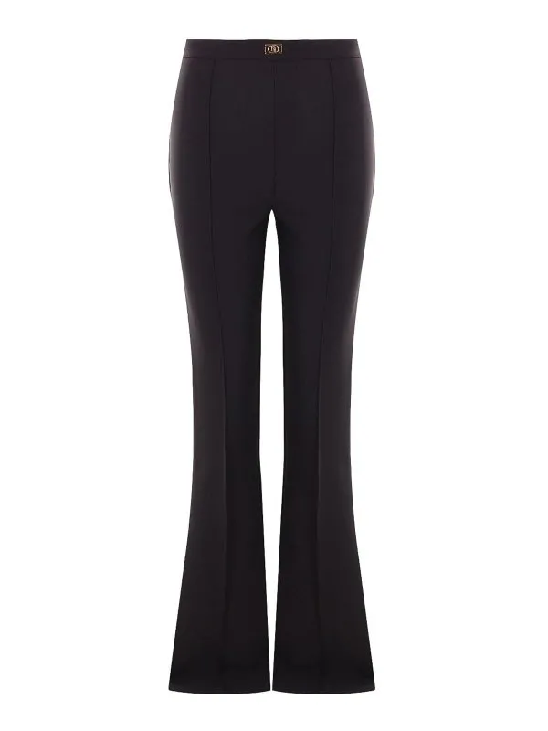 Elisabetta Franchi Pantalons Décontractés - Noir | PA07951E2110