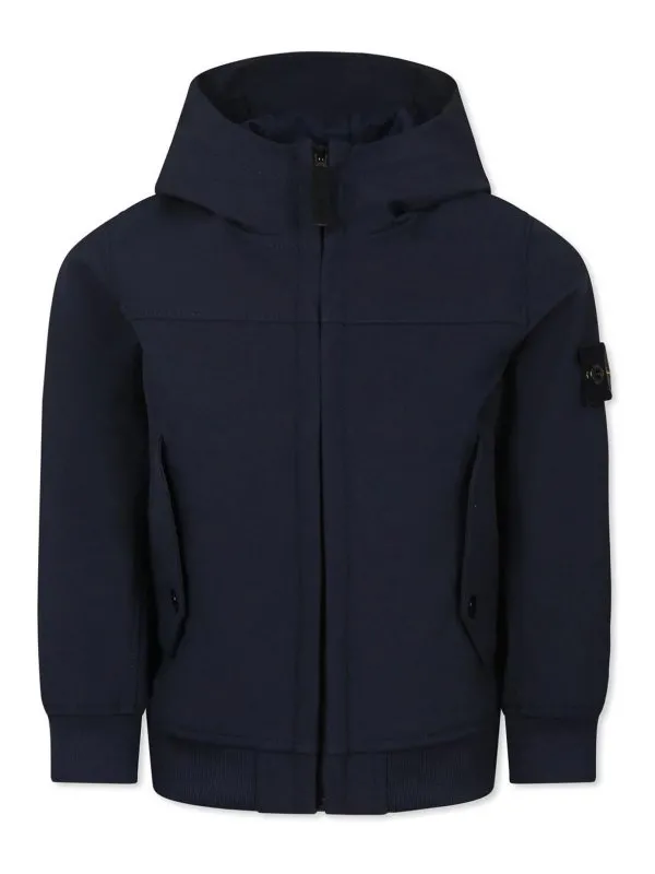 Stone Island Junior Veste Casual - Bleu - Bleu | 4100002V0020