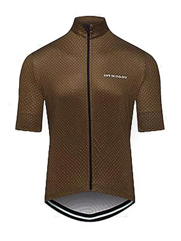 CAFé DU CYCLISTE Robe Courte - Marron - Marron | FLEURETTECOCOA