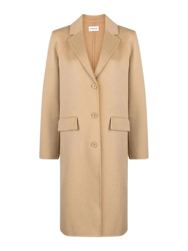 P.A.R.O.S.H. Manteau Court - Beige - Beige - Femme | D431554LEAK04