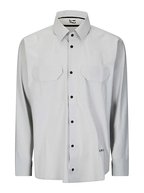 Gr10k Chemise - Gris - Gris - Homme | BGA21130CL45 | thebs.com