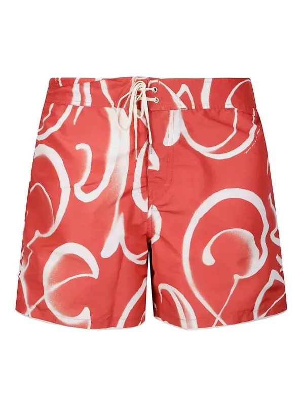 Stockholm (Surfboard) Club Short - Rouge | M6000152R47REDMONOGRAM