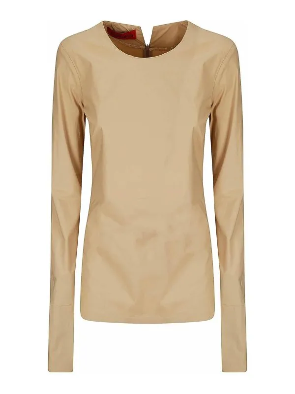 Thelatest Top - Beige - Beige - Femme | TLW04000T0195ABTPT0170