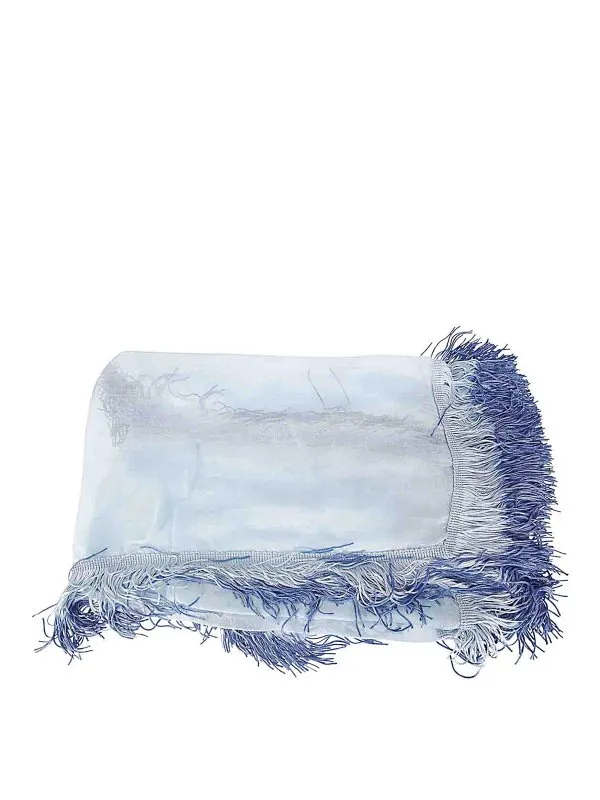 Faliero Sarti Écharpe - Bleu - Bleu - Femme | E25200794039