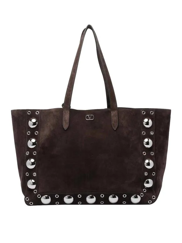Valentino Garavani Sac Cabas - Marron - Marron | B0D58SVI0TO