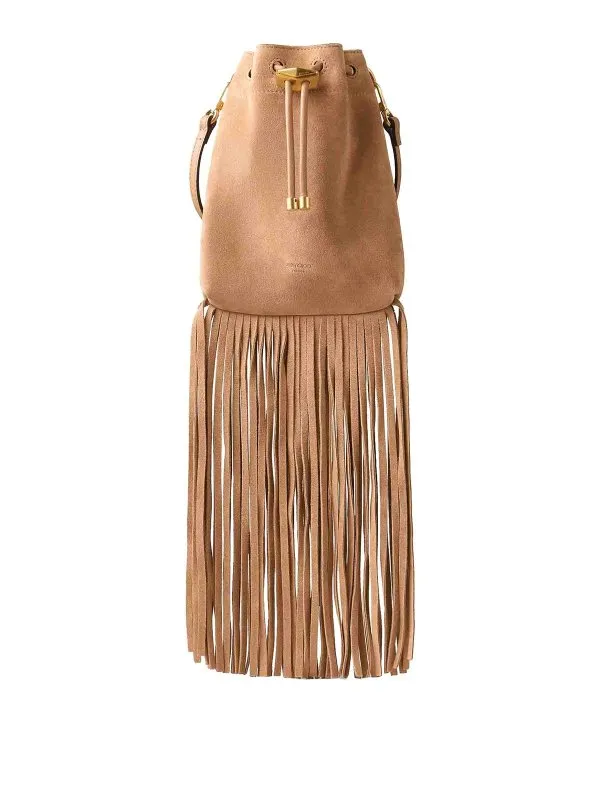 Jimmy Choo Sac Seau - Beige - Beige | BONBONBCKTNSMNJSUTOFFEEGOLD