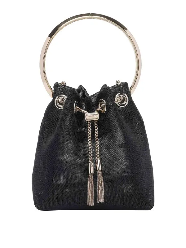 Jimmy Choo Sac Seau - Noir - Noir - Femme | BONBONGIKBLACKLIGHTGOLD