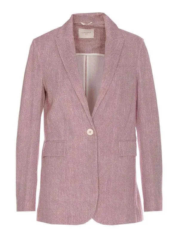 Circolo 1901 Blazer - Couleur Chair - Couleur Chair | FD3475TERRA