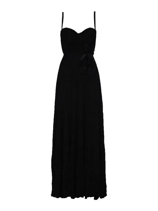 Elisabetta Franchi Robe Au Genou - Noir - Noir | ABR2252E2110