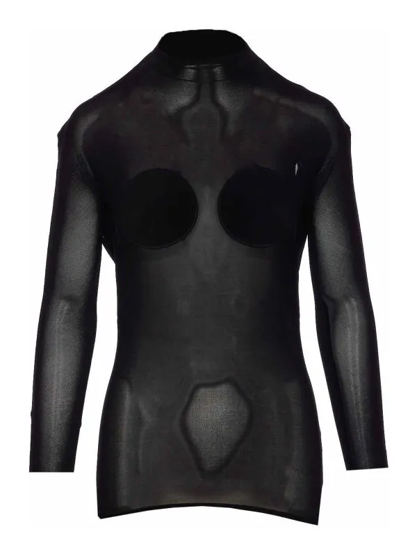 Jean Paul Gaultier Top - Noir - Noir - Femme | TO279J08200