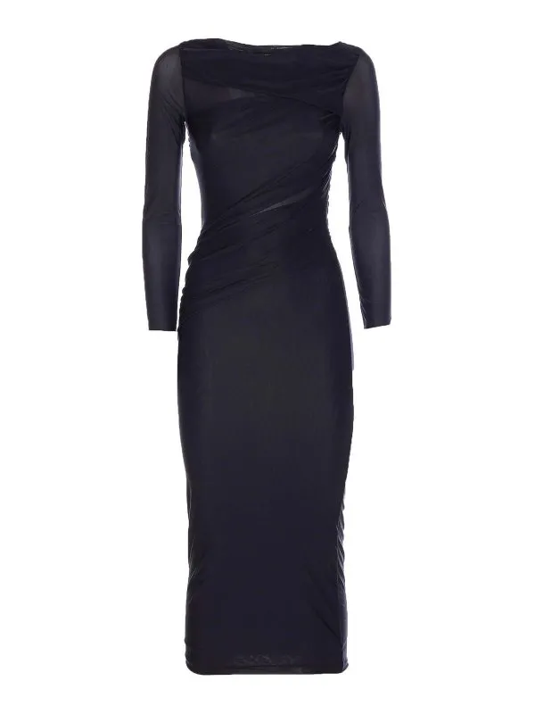 Pinko Robe Au Genou - Noir - Noir - Femme | 104838A2H1Z99