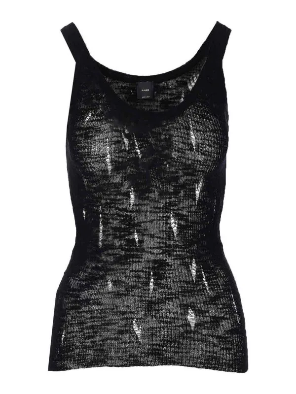 Pinko Top - Noir - Noir - Femme | 105143A2LPZ99 | thebs.com
