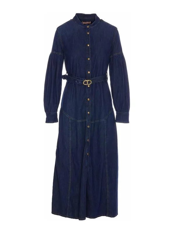 Twinset Chemise - Bleu - Bleu - Femme | 251TP202001611