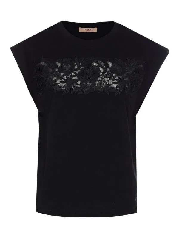 Twinset T-Shirt - Noir - Noir - Femme | 251TP207300006