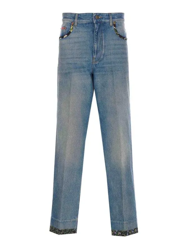 Valentino Garavani Jean Bootcut - Bleu - Bleu - Femme | DD19X94V558