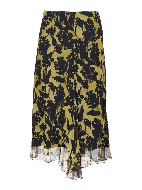 Victoria Beckham Jupe Midi - Vert - Vert - Femme | SK006306B9367