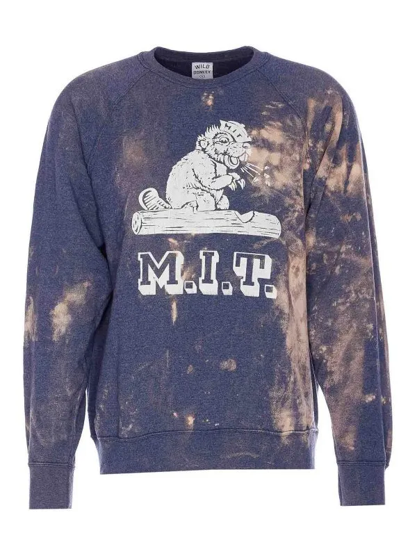 Wild Donkey Sweat-Shirts - Violet - Violet - Homme | MITBLEACHEDBLU