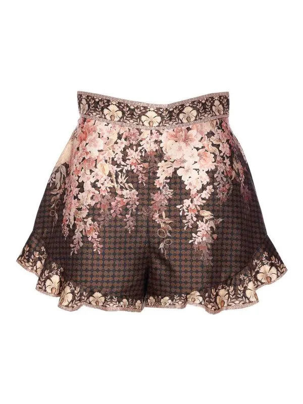 Zimmermann Short - Marron - Marron - Femme | 3838AS251BLF