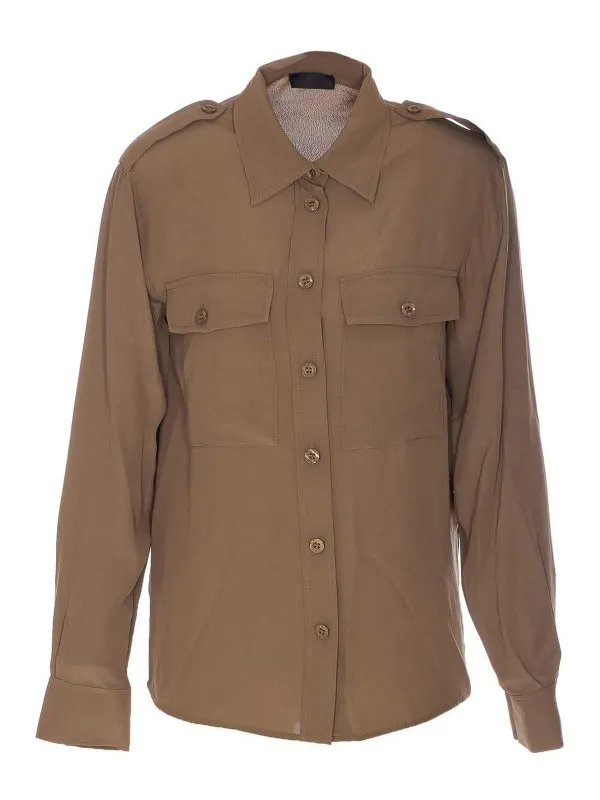 Liu Jo Chemise - Marron - Marron - Femme | CA5045T2580X0662