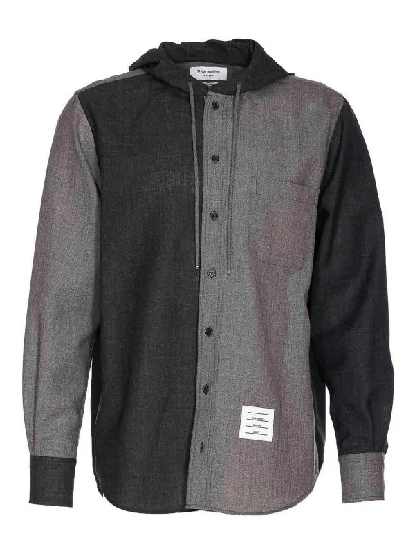 Thom Browne Chemise - Gris - Gris - Homme | MWL419F00473982