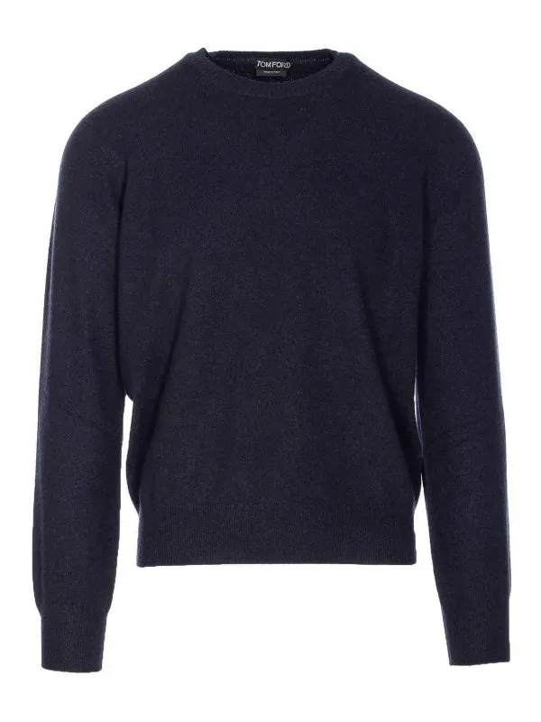 Tom Ford Pull Col Rond - Bleu - Bleu - Homme | KCL033YMK070HB906