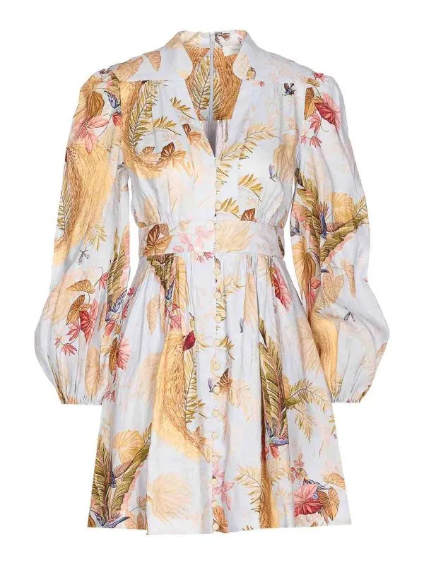 Zimmermann Robe Au Genou - Multicolore - Femme | 5147DSS253LBPFL