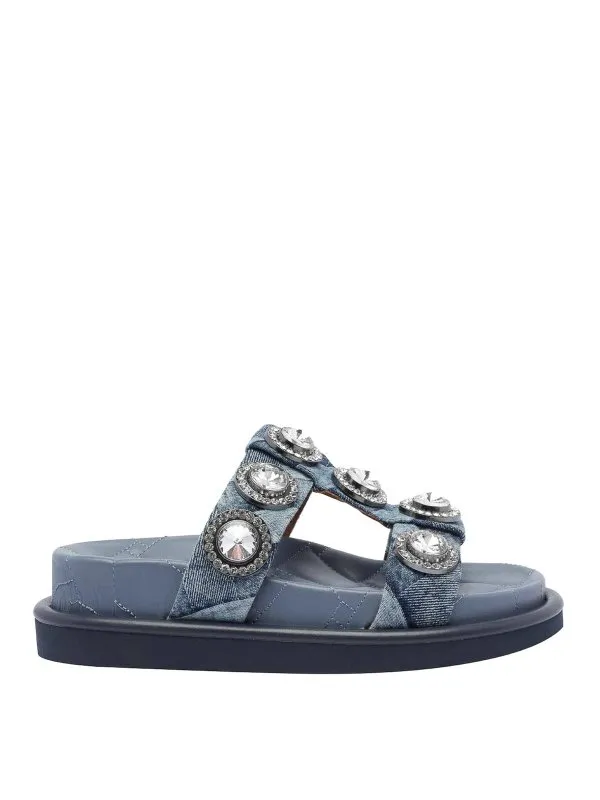 Kurt Geiger Sandales - Bleu - Bleu - Femme | 9107188669DENIM