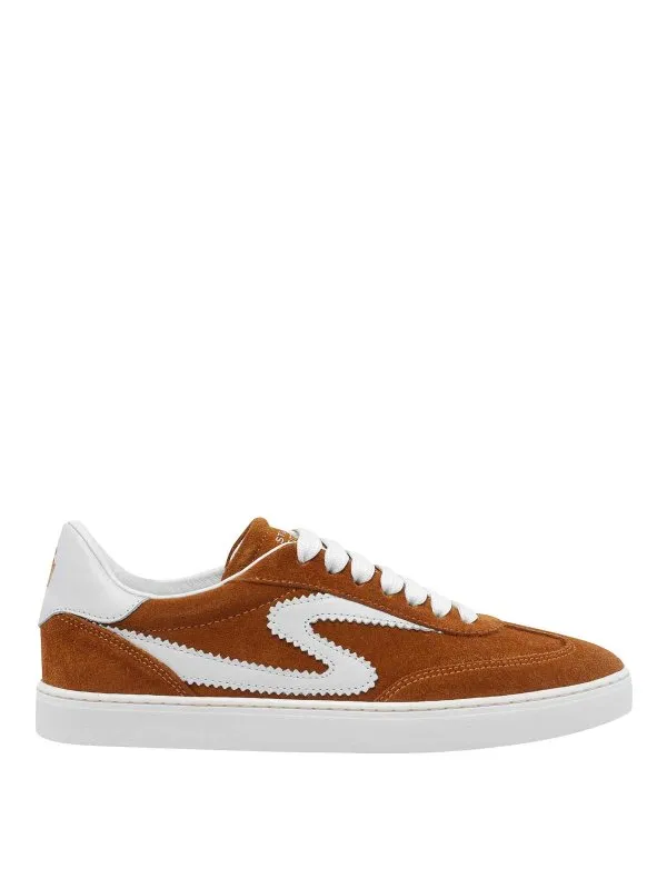 Stuart Weitzman Baskets - Marron | SK928SWRUNAROUNDSNEAKERDLFXYP