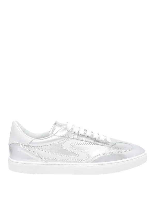 Stuart Weitzman Baskets - Argent | SL023SWRUNAROUNDSNEAKERMCEPYF