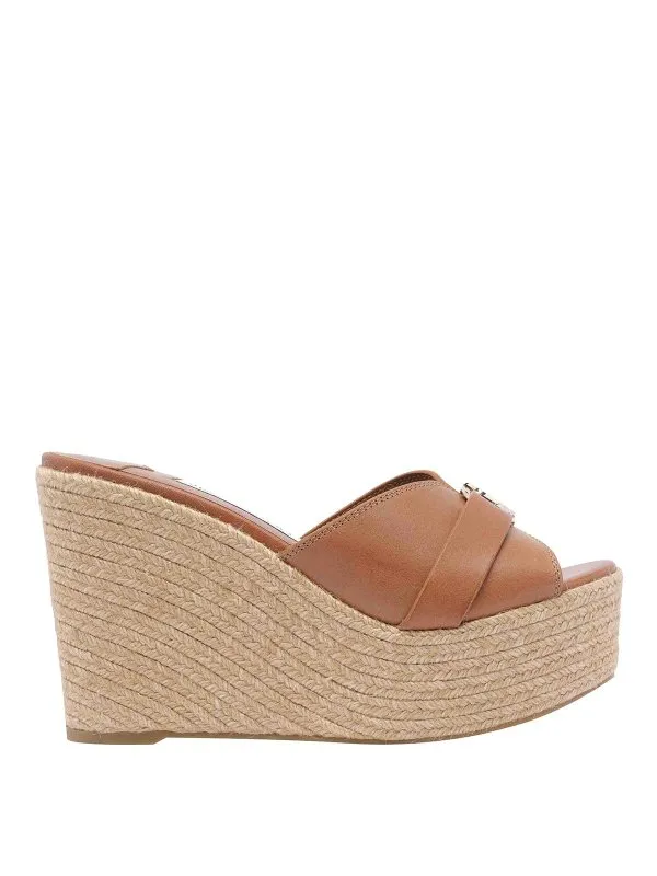 Jimmy Choo Sandales - Marron - Marron | LEDAWEDGE100FDZTANGOLD