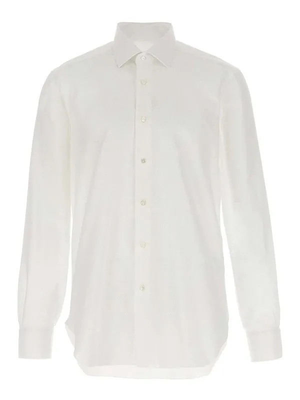 Barba Chemise - Blanc - Blanc - Homme | D2U12P01470070001