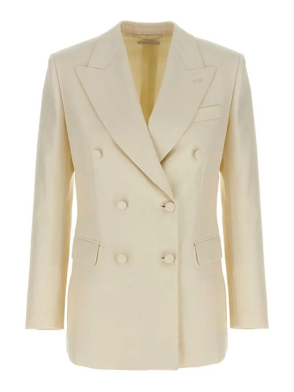Brioni Blazer - Blanc - Blanc - Femme | RGW40PPCA149200