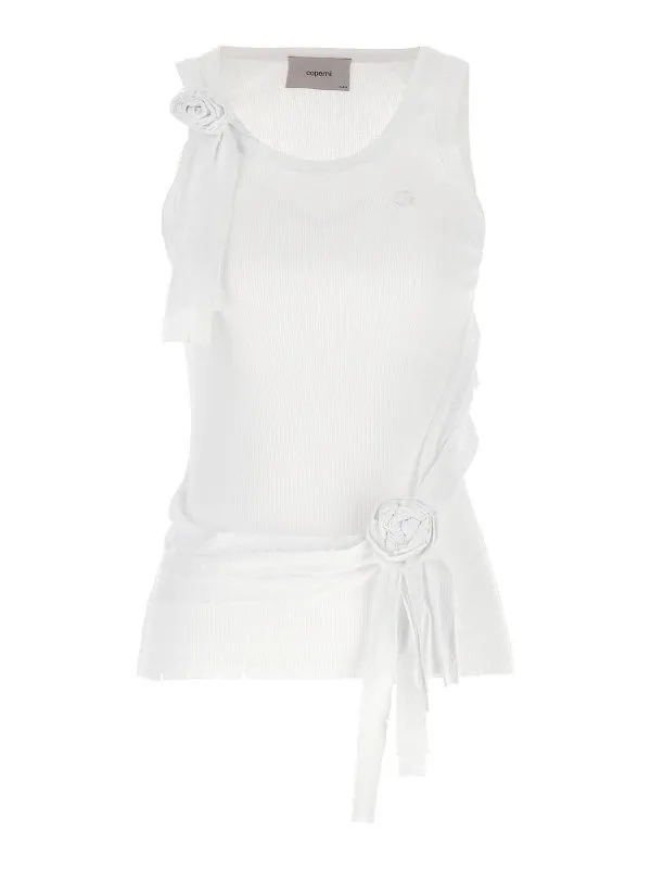 Coperni Top - Blanc - Blanc - Femme | COPJS137F5033 | thebs.com