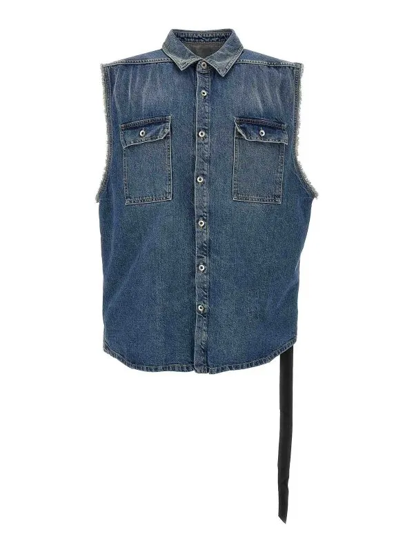 Drkshdw Chemise - Bleu - Bleu - Homme | DU01E3764DWB06