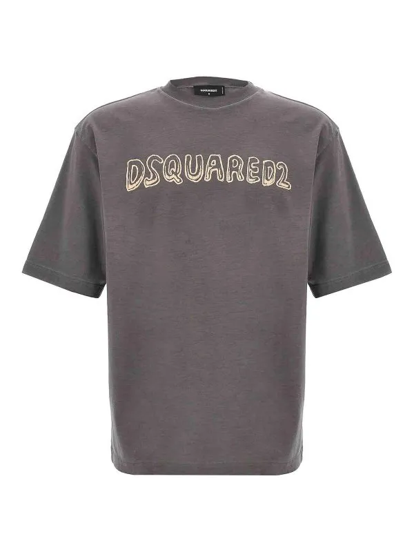Dsquared2 T-Shirt - Gris - Gris - Homme | S71GD1554D20035814