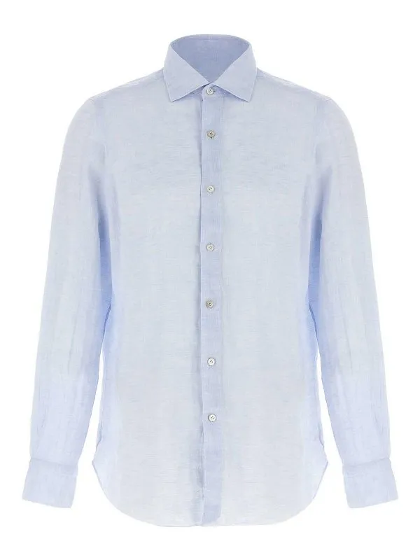 Finamore 1925 Chemise - Bleu Clair - Bleu Clair - Homme | P506003