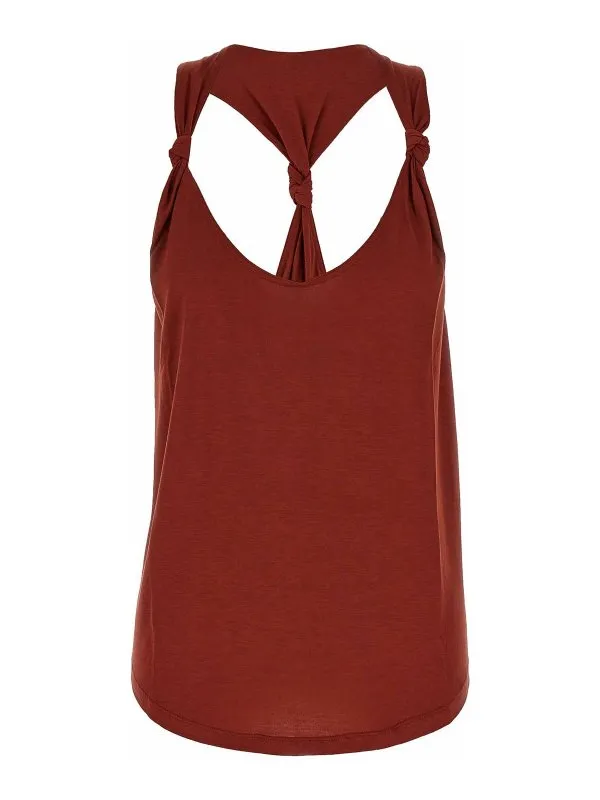 Isabel Marant Top - Rouge Brun - Rouge Brun | HT0699FAC2K03I11DR